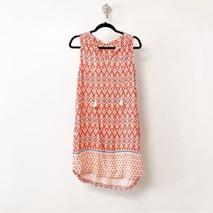 BLL Beach Lunch Lounge Sleeveless Casual Bohoemian Holiday Vacation Shift Dress